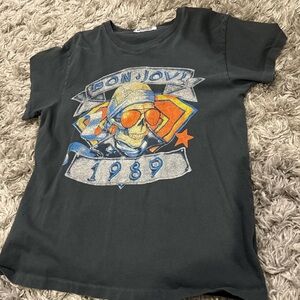 Daydreamer Bon Jovi 1989 Tour Tee in Vintage Black